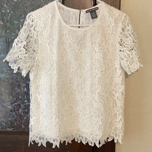 Beautiful white lace top